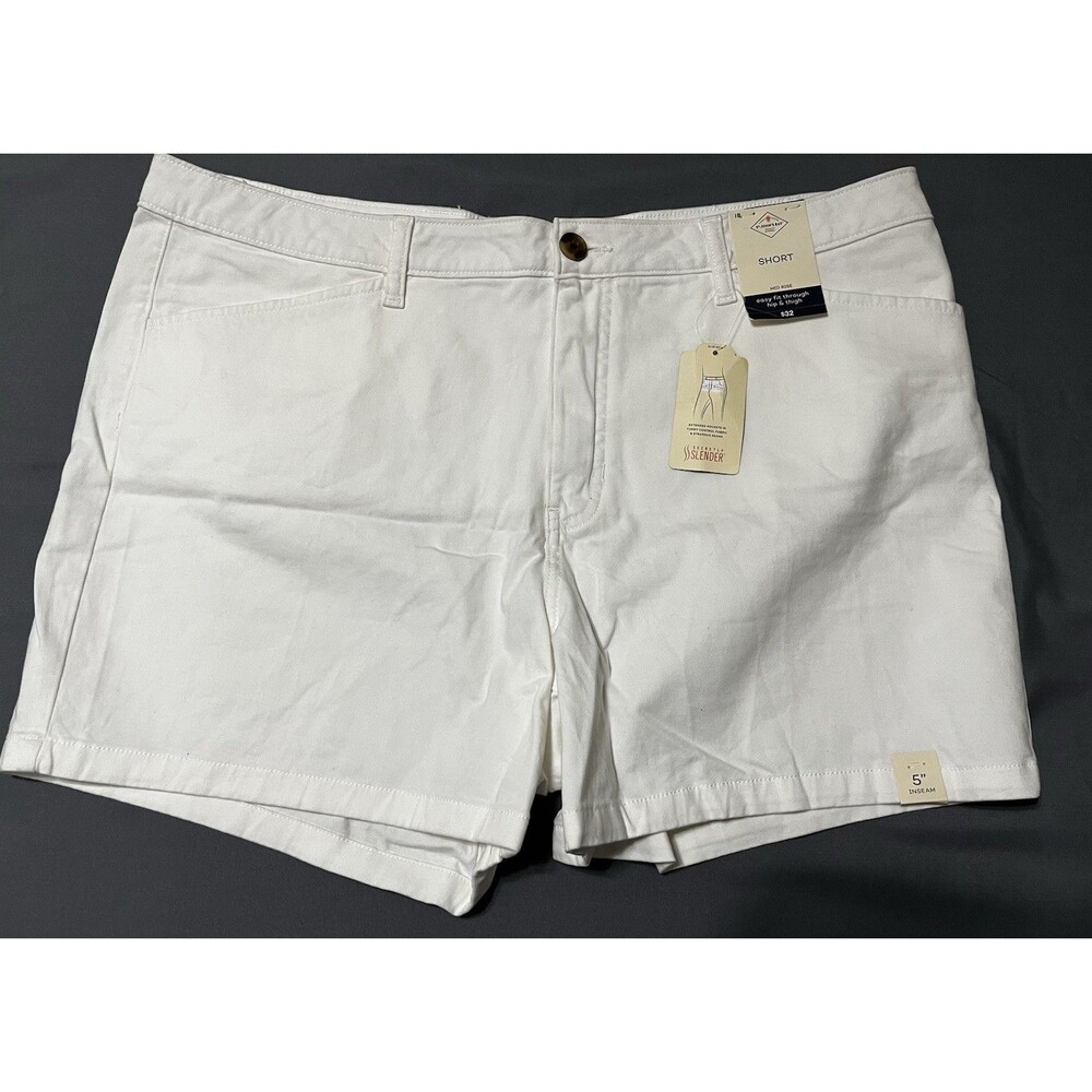 St. John Bay Short Mid Rise Shorts Women’s Size 18 5” Inseam